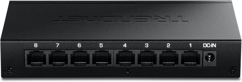 Trendnet 8-Port 2.5Gb Switch, TEG-S381, 8 x 2.5G RJ45 Ports, 40Gbps Switching Capacity, NDAA + TAA Compliant, Ethernet Splitter, for Game Console, NAS, PC, Lifetime Protection - Image 1